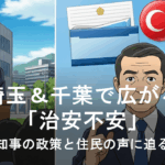 【緊急】大野知事、治安悪化で警察署新設＆トルコ人ビザ免除停止を要請した真意とは？