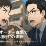 【速報解説】「家賃2.5倍」騒動の真相とは？中国人オーナー直撃で“謝罪＆撤回”の波紋｜外国人不動産購入のリスクとは？